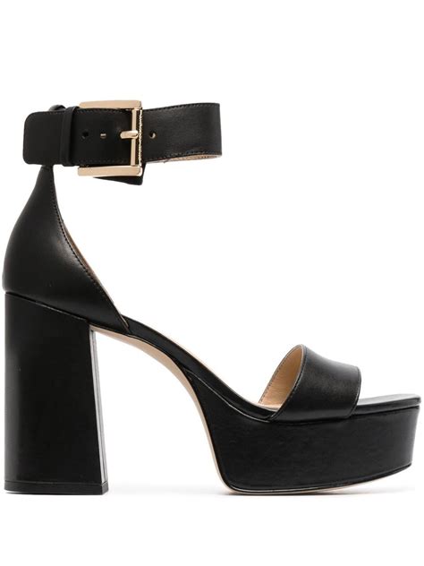 michael kors brinkley sandal|Michael Kors block heel sandals.